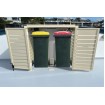 Single Wheely Bin Enclosures - CUSTOM Sizes with Doors & Roof