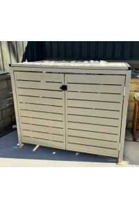Pool Filter Pump Shed - Cream