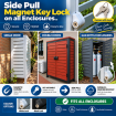 Single Wheely Bin Enclosures - CUSTOM Sizes with Doors & Roof